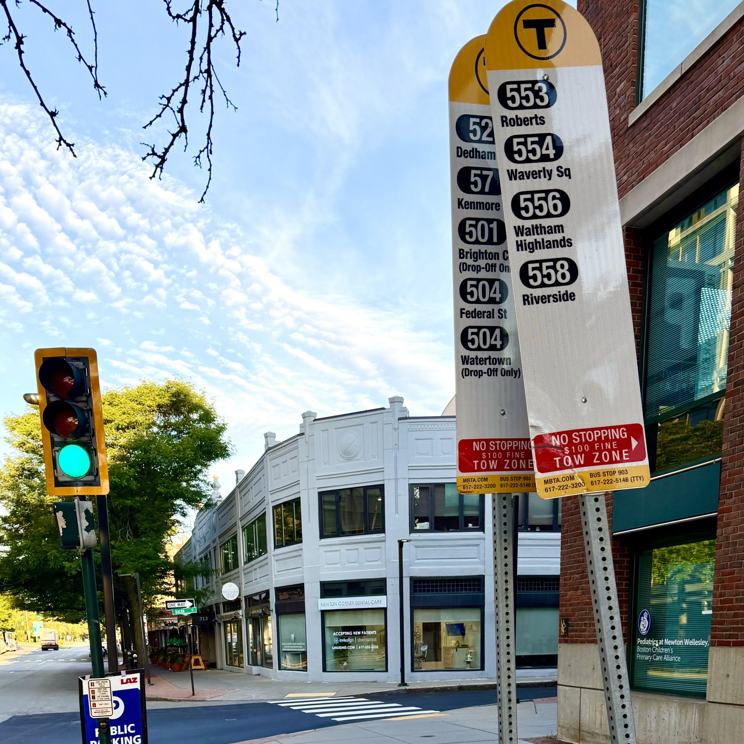 Newton Corner Mbta Stop